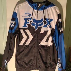 Fox Racing zip up hoodie